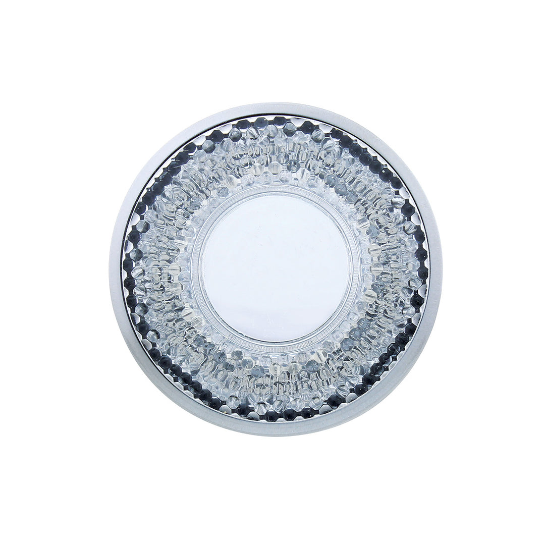 9 LED 2" Round Mirage Light (Clearance/Marker) - Red Led/Clear Lens (Bulk) - View 2