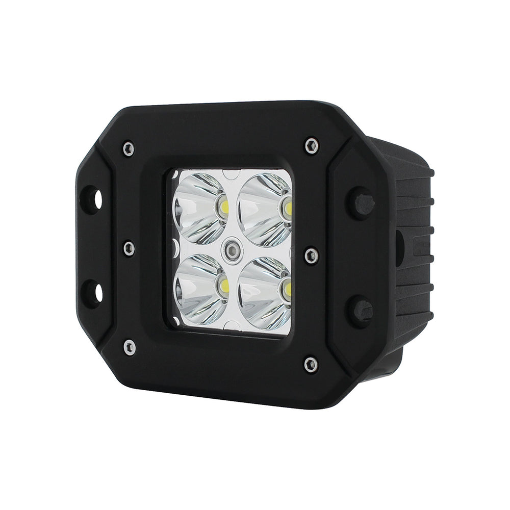 4 High Power LED Flange Mount Work Light - Spot Light - View 2