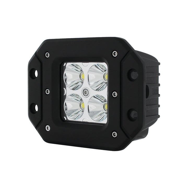 4 High Power LED Flange Mount Work Light - Spot Light - View 2