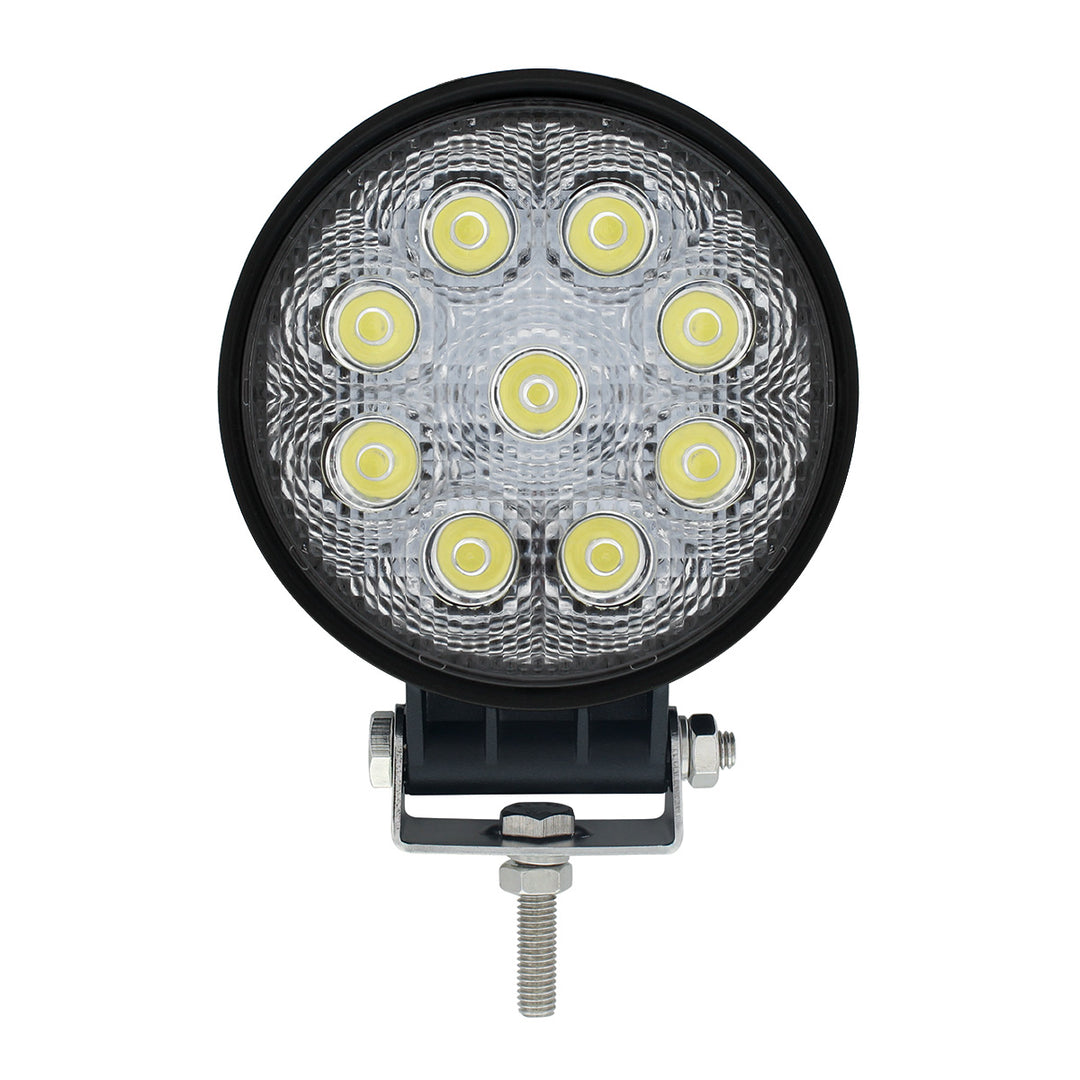 9 High Power LED 4-1/2" Round "Competition Series" Work Light - Spot - View 1