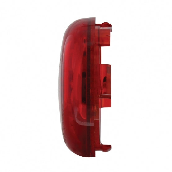 15 LED 2-3/8" Dual Function Signal Light For Harley Motorcycle - Red LED/Red Lens - View 4