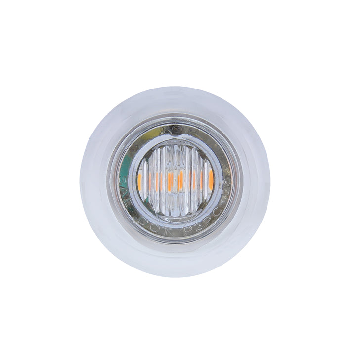 3 LED 3/4" Mini Double Fury Light (Clearance/Marker) - Amber LED/Red LED - View 4