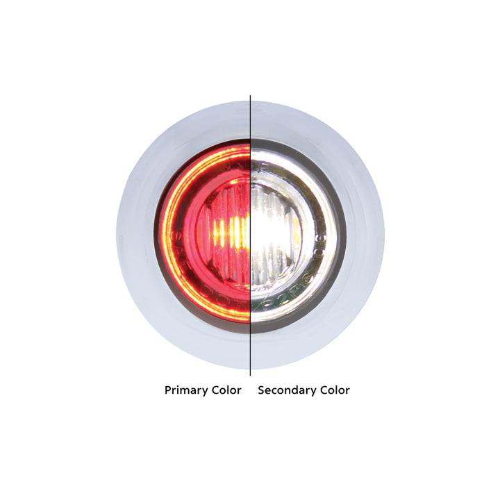 3 LED 3/4" Mini Double Fury Light (Clearance/Marker) - Red LED/White LED - View 1