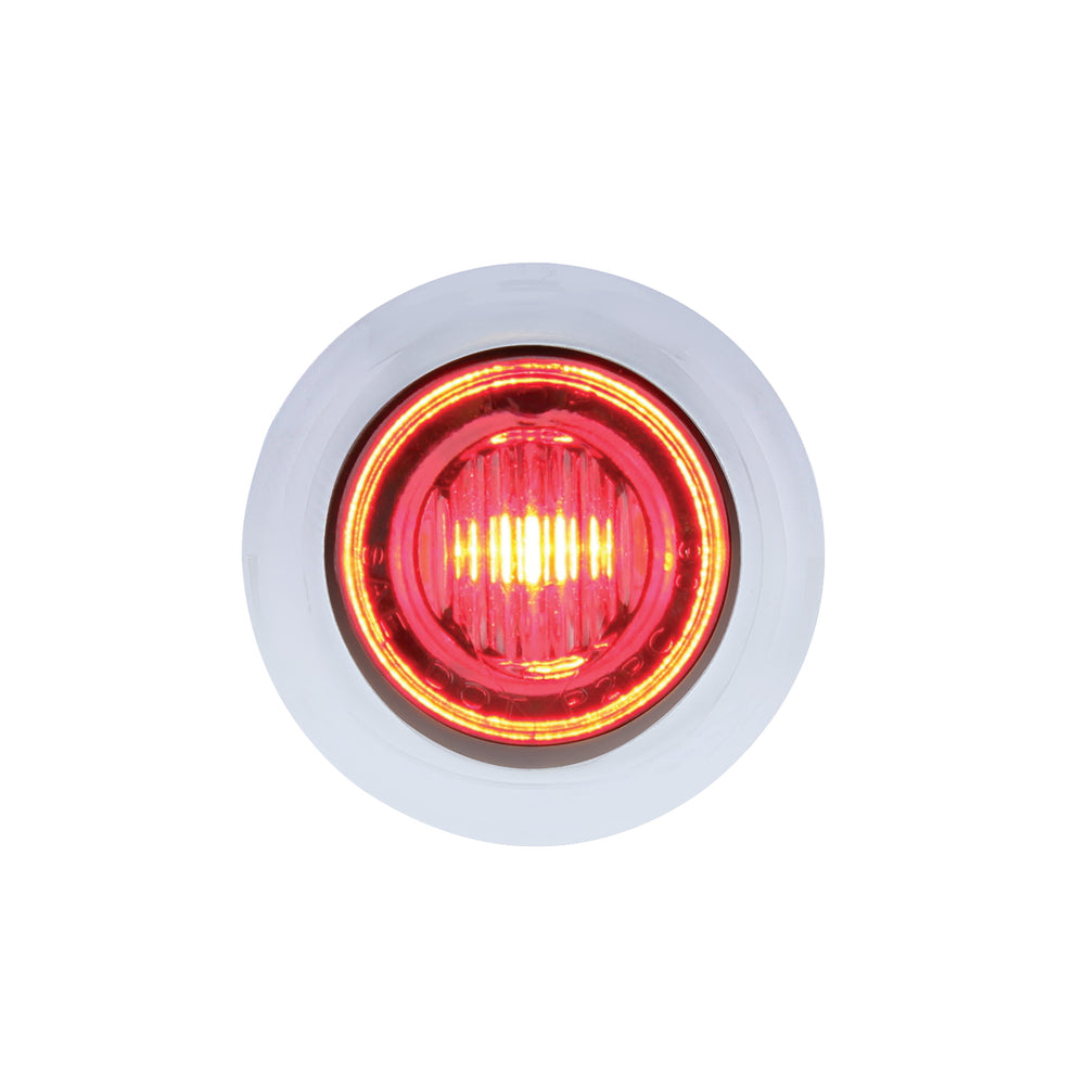 3 LED 3/4" Mini Double Fury Light (Clearance/Marker) - Red LED/White LED - View 2