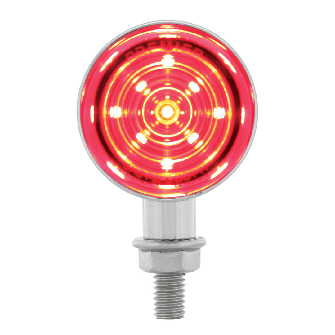 9 LED Dual Function Mini Bullet Light - Red LED/Red Lens - View 1