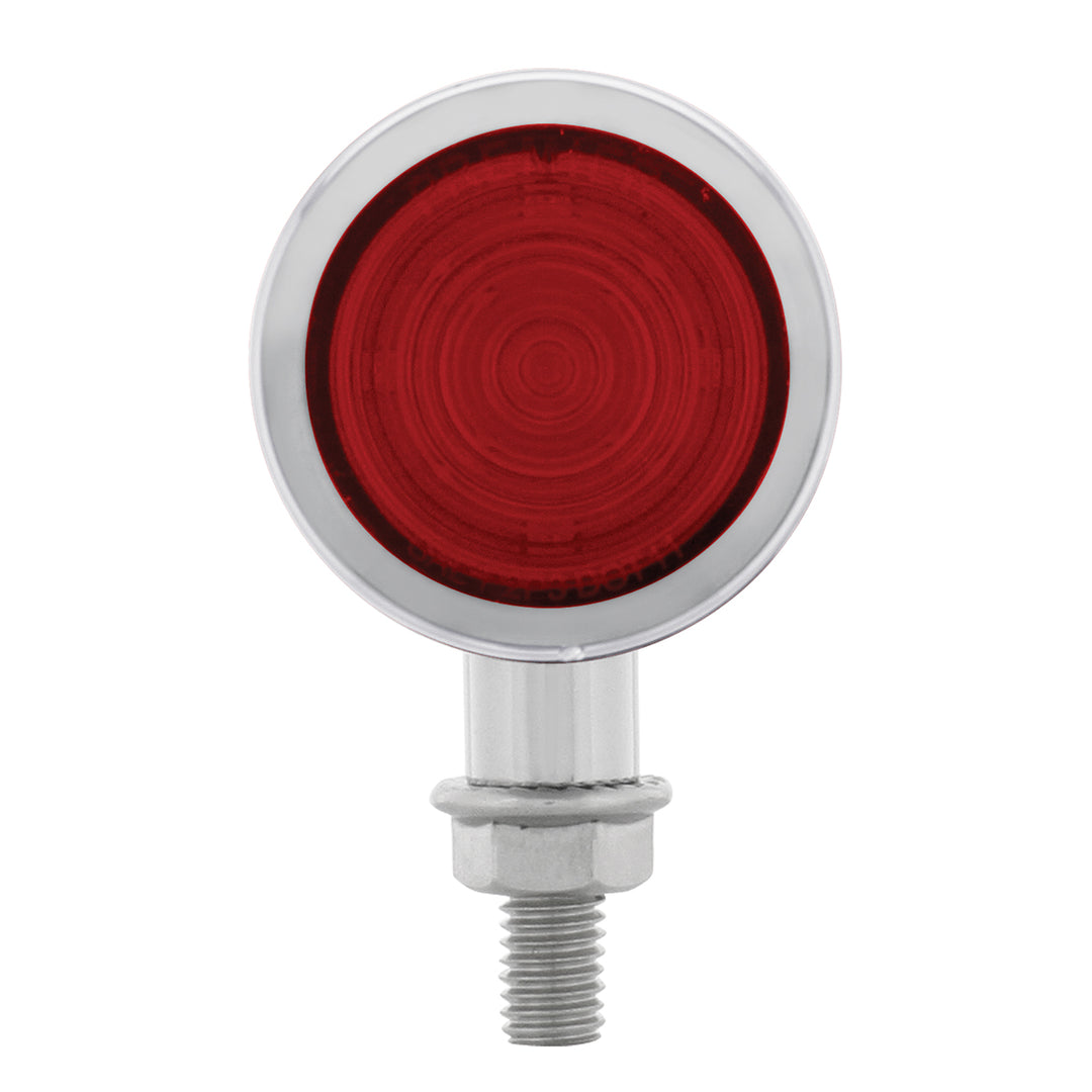 9 LED Dual Function Mini Bullet Light - Red LED/Red Lens - View 2