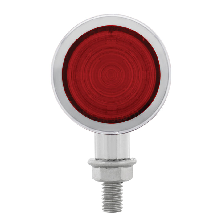 9 LED Dual Function Mini Bullet Light - Red LED/Red Lens - View 2