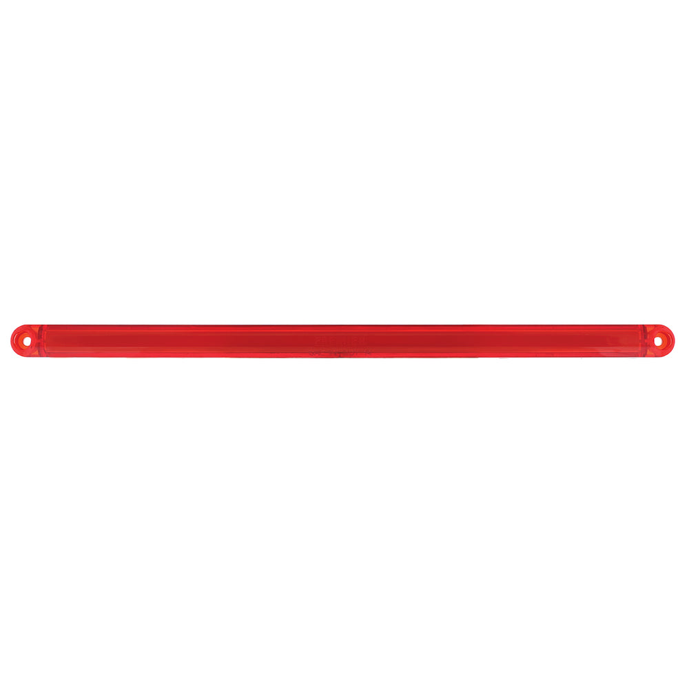 24 LED Dual Function 12" GloLight Bar (Stop, Turn & Tail) - Red LED/Red Lens (Card) - View 2