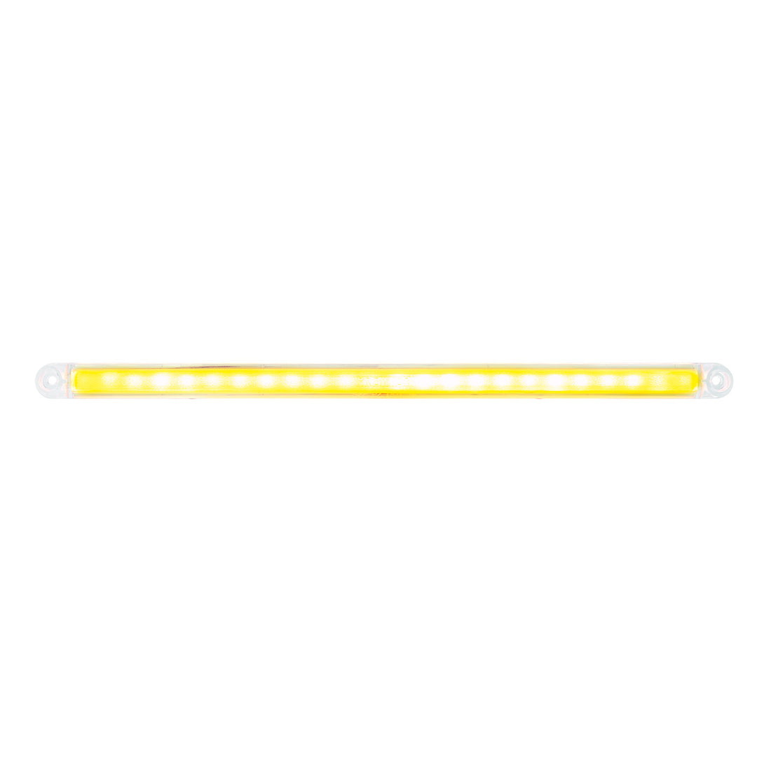 24 LED Dual Function 12" GloLight Bar (Turn Signal) - Amber LED/Clear Lens (Bulk) - View 1