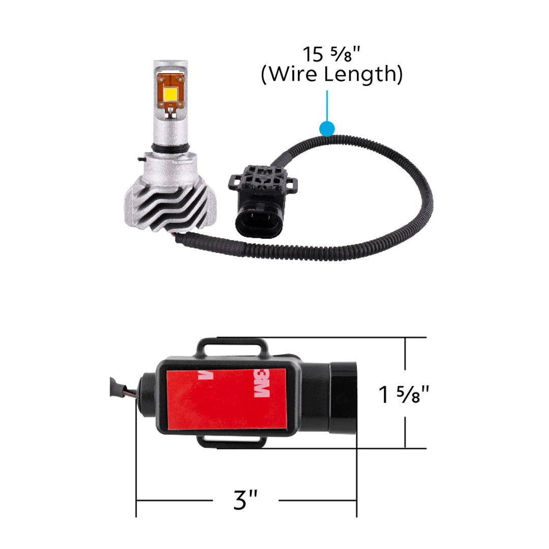 High Power LED 9006/HB4 Headlamp Bulb - View 12