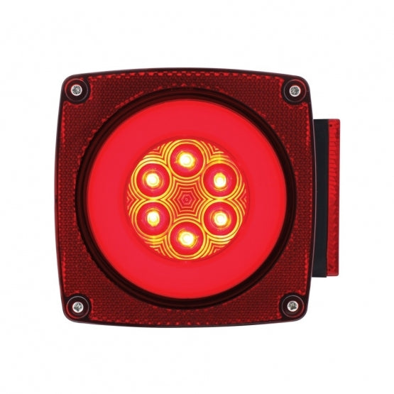 Over 80" Wide LED GloLight Submersible Combination Tail Light Without License Light (Card) - View 1