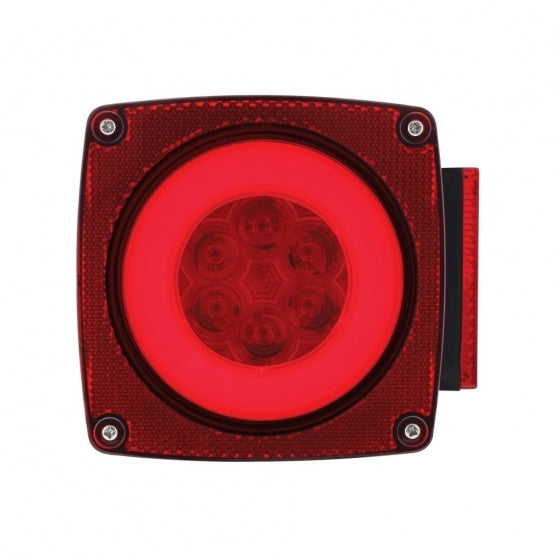 Over 80" Wide LED GloLight Submersible Combination Tail Light Without License Light (Card) - View 2