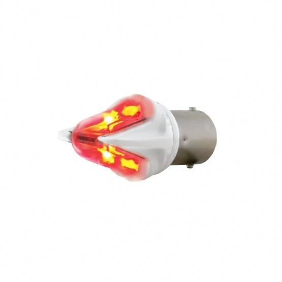 High Power Dual LED 1156 Bulb - Red - View 1