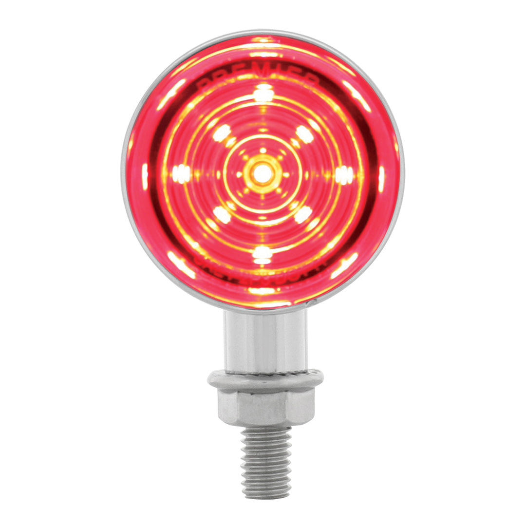 9 LED Mini Bullet Light - Red LED/Red Lens - View 1