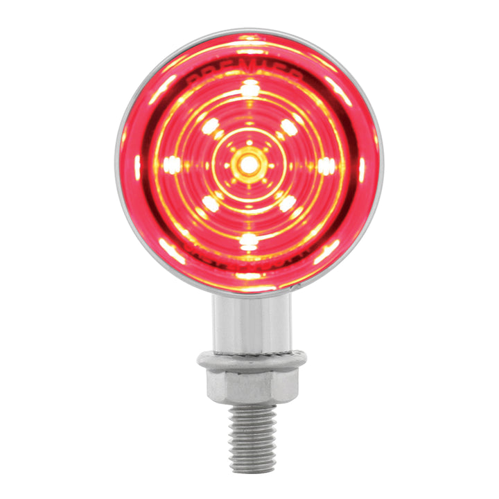 9 LED Mini Bullet Light - Red LED/Red Lens - View 1