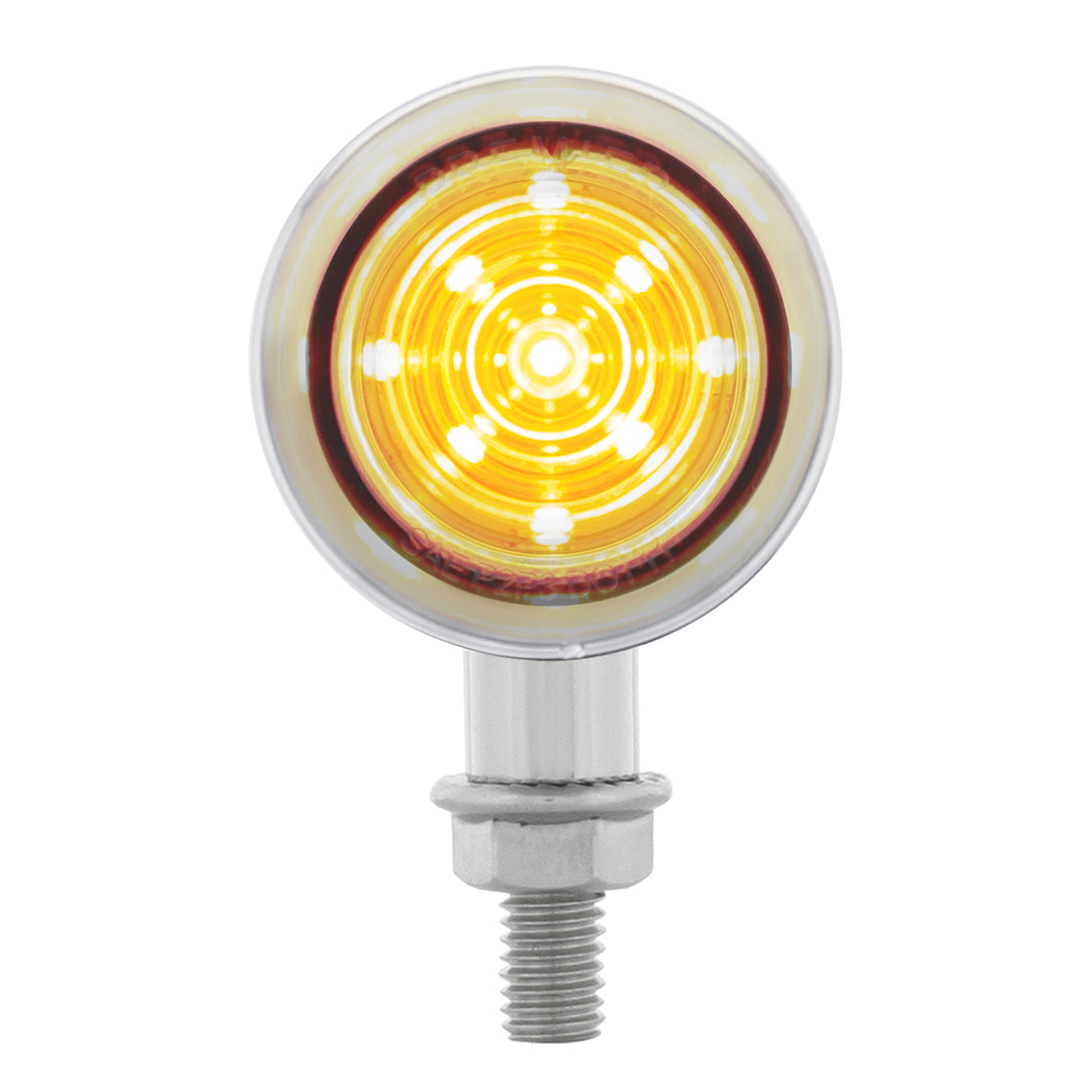 9 LED Mini Bullet Light - Amber LED/Clear Lens - View 1