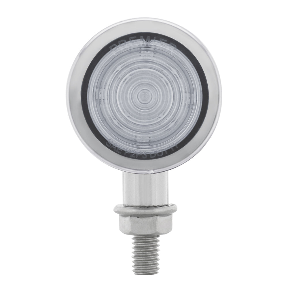 9 LED Mini Bullet Light - Amber LED/Clear Lens - View 2
