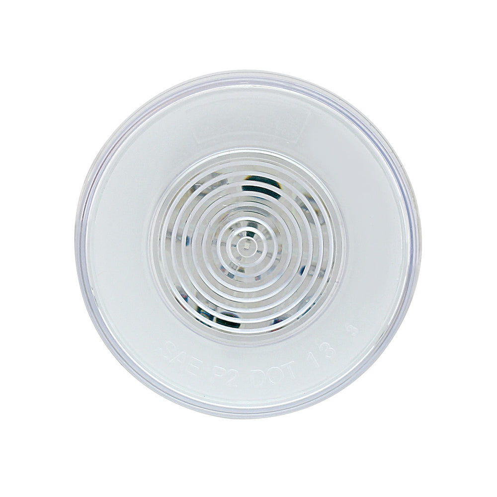 9 LED 2.5" Round GloLight (Clearance/Marker) - Amber LED/Clear Lens - View 2