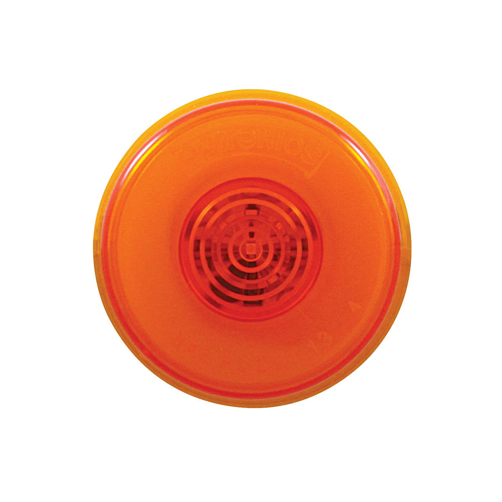 6 LED 2" Round GloLight (Clearance/Marker) - Amber LED/Amber Lens (Bulk) - View 2
