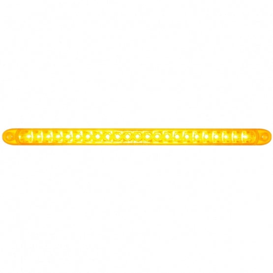23 SMD LED 17-1/4" Reflector Turn Signal Light Bar Only - Amber LED/Amber Lens - View 1