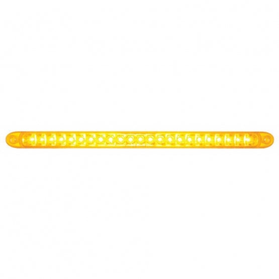 23 SMD LED 17-1/4" Reflector Turn Signal Light Bar Only - Amber LED/Amber Lens (Bulk) - View 1