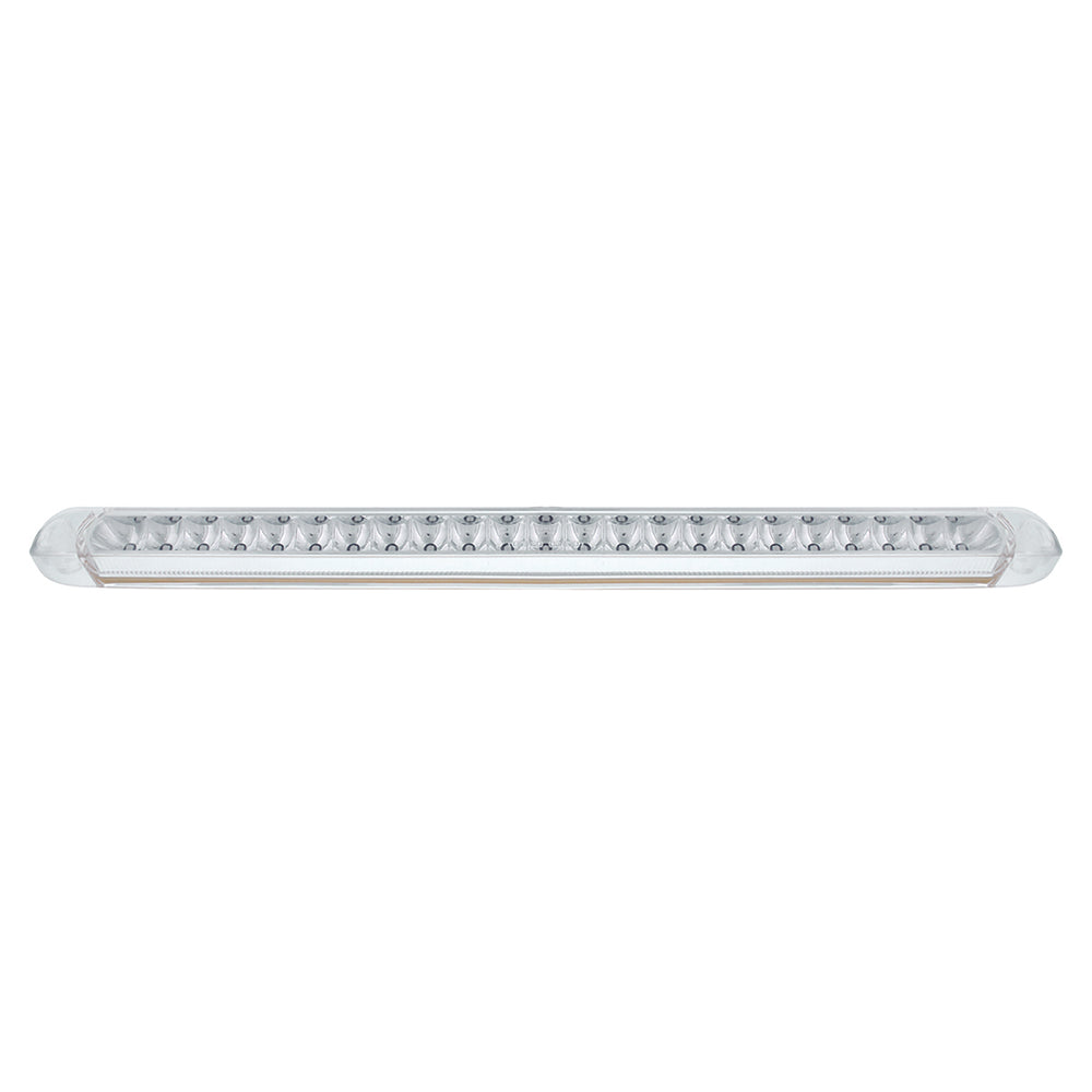 23 SMD LED 17-1/4" Reflector Light Bar Only (Stop, Turn & Tail) - Red LED/Clear Lens - View 2