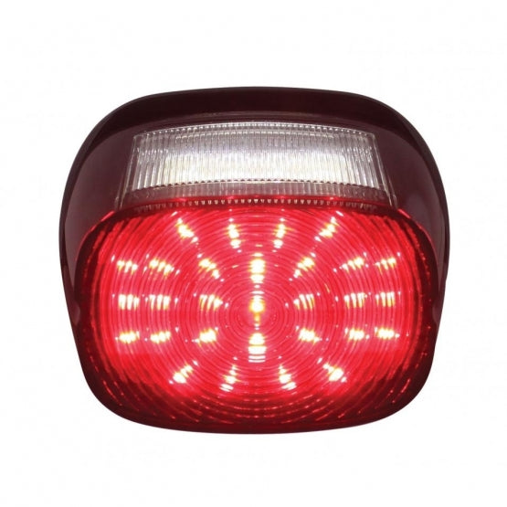 29 LED Tail Light For Harley Motorcycle With 4 LED License Light - Red LED/Smoked Lens - View 1