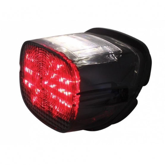 29 LED Tail Light For Harley Motorcycle With 4 LED License Light - Red LED/Smoked Lens - View 3