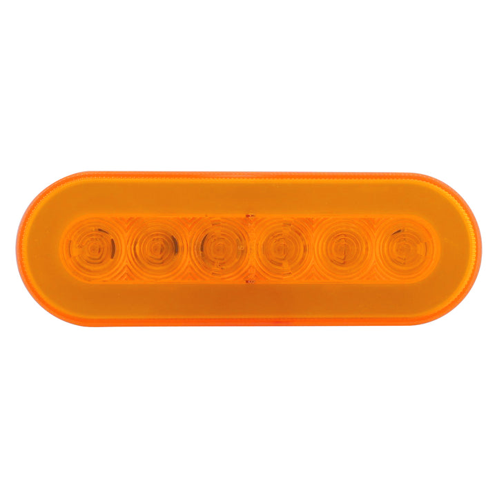 22 LED 6" Oval GloLight (Turn Signal) - Amber LED/Amber Lens - View 4