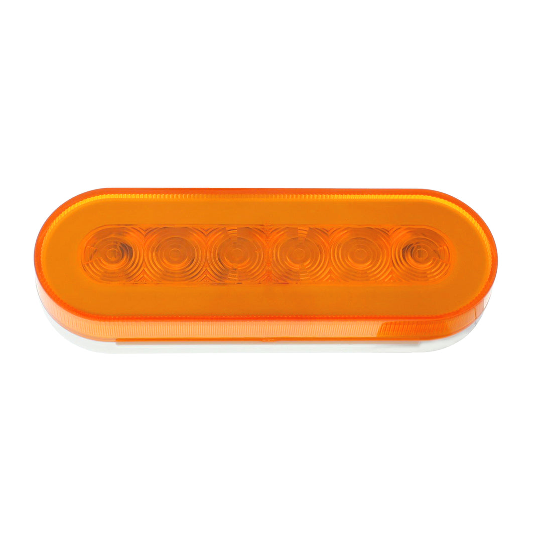 22 LED 6" Oval GloLight (Turn Signal) - Amber LED/Amber Lens - View 5