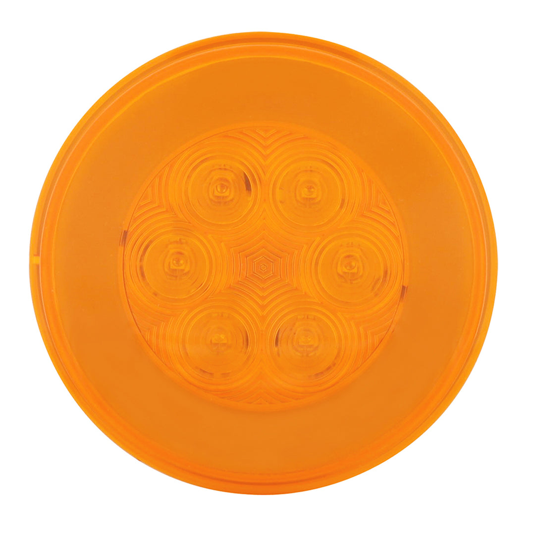 21 LED 4" GloLight (Turn Signal) - Amber LED/Amber Lens - View 4