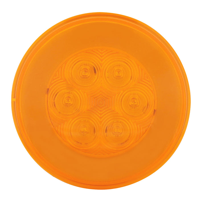 21 LED 4" GloLight (Turn Signal) - Amber LED/Amber Lens - View 4