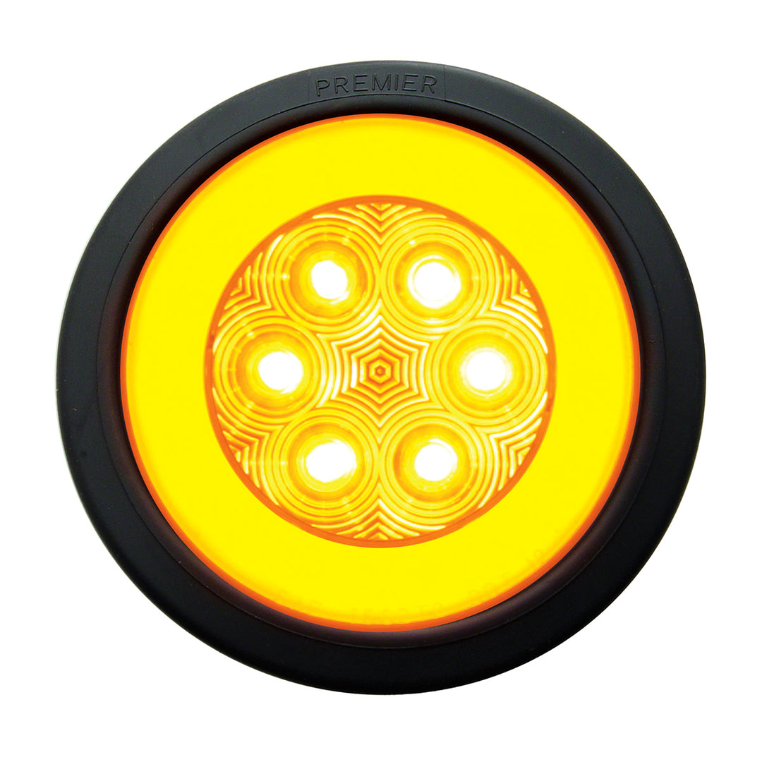 21 LED 4" GloLight Bar Kit (Turn Signal) - Amber LED/Amber Lens (Bulk) - View 1