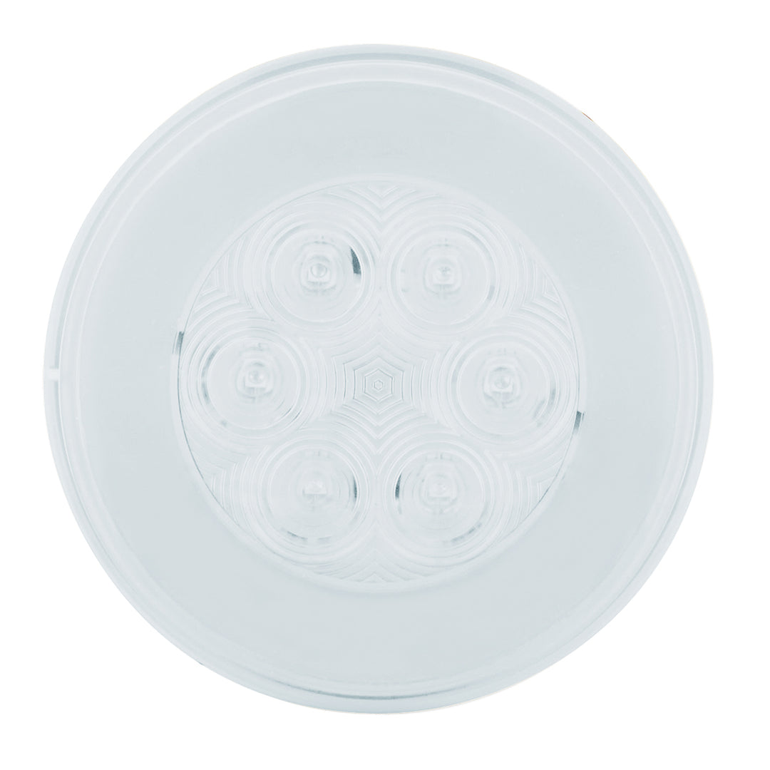 21 LED 4" GloLight (Turn Signal) - Amber LED/Clear Lens - View 4