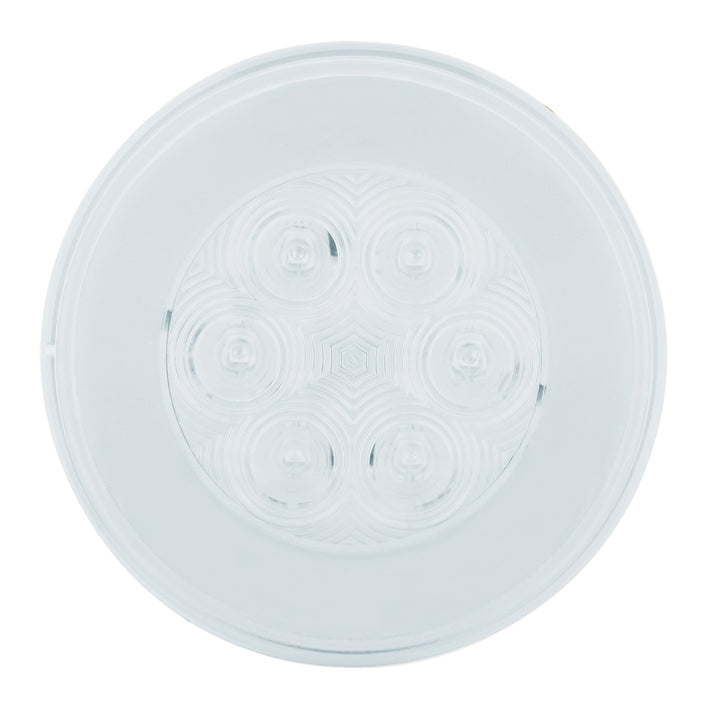 21 LED 4" GloLight (Turn Signal) - Amber LED/Clear Lens - View 4