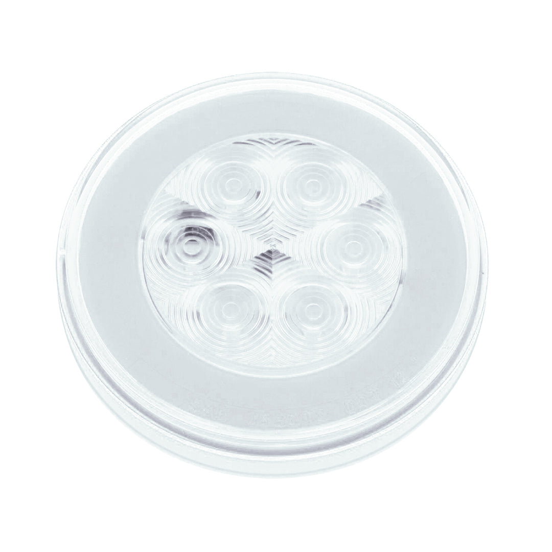 21 LED 4" GloLight (Turn Signal) - Amber LED/Clear Lens - View 5