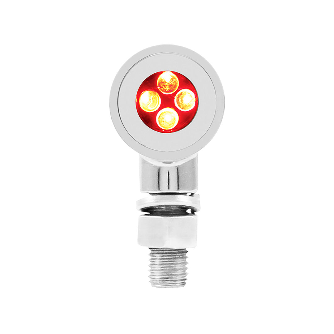 4 LED Mini Bullet Marker Light - Red - View 1