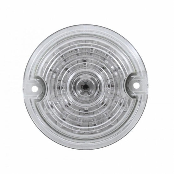 21 LED 3-1/4" Signal Light For Harley Motorcycle With 1156 Plug - Red LED/Clear Lens - View 1