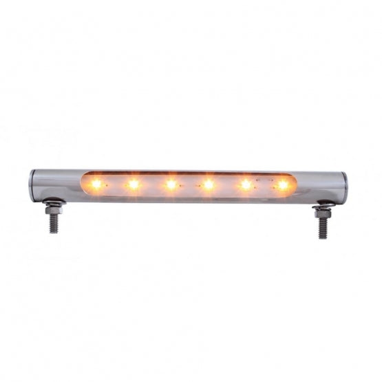 6 LED Stainless Steel Tube Light - Amber LED - View 1