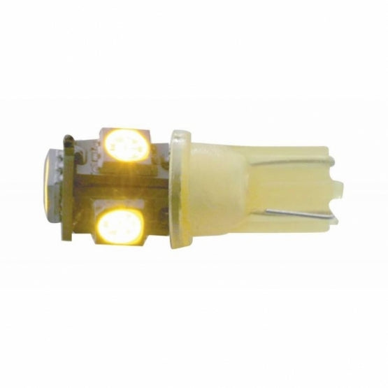 5 High Power LED 360 Degree 194 Bulb - Amber (2-Pack) - View 1