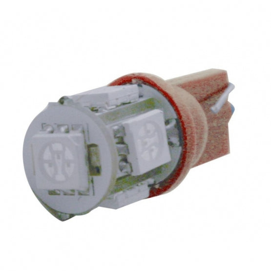 5 High Power LED 360 Degree 194 Bulb - Red (2-Pack) - View 2