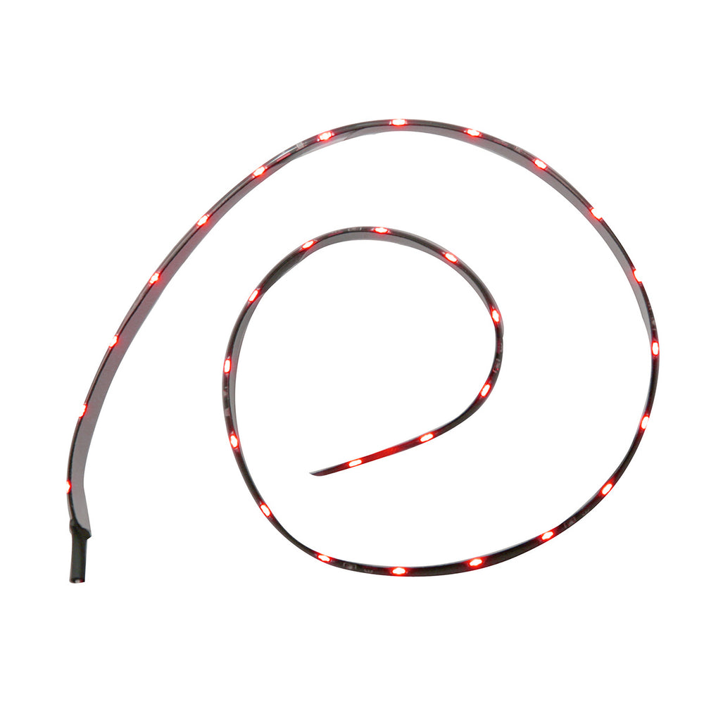30 LED 19-1/2" Auxiliary/Utility Flex strip Light - Red - View 2