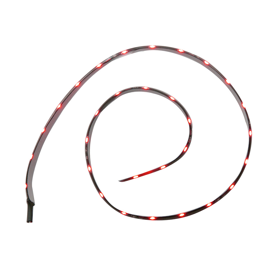 30 LED 19-1/2" Auxiliary/Utility Flex strip Light - Red - View 2