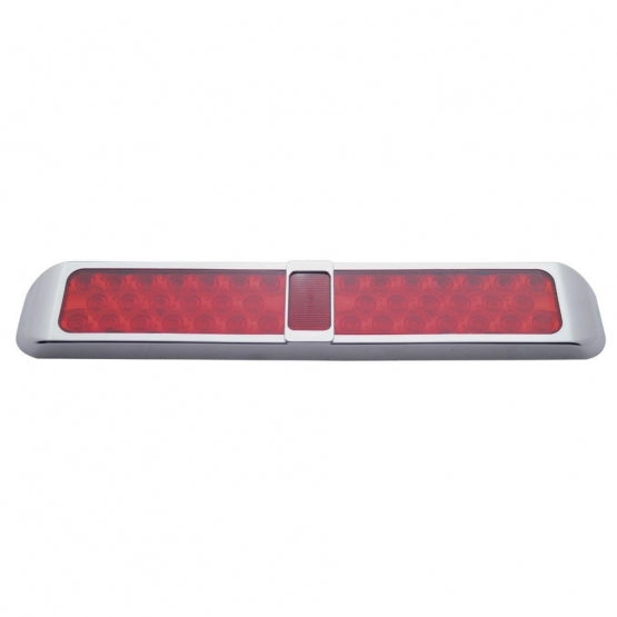 40 LED Light With Bezel (Stop, Turn &amp; Tail) - Red LED/Red Lens - View 1
