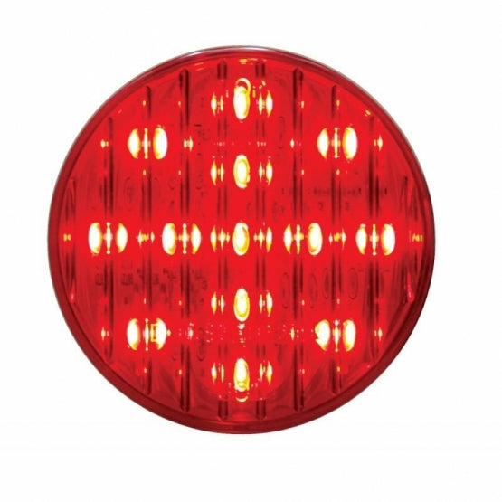 13 LED 2.5" Round Light (Clearance/Marker) - Red LED/Red Lens (Bulk) - View 1