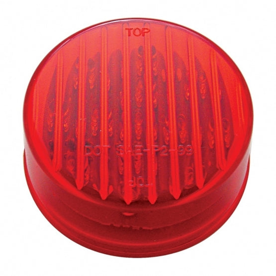 13 LED 2.5" Round Light Kit (Clearance/Marker) - Red LED/Red Lens - View 2