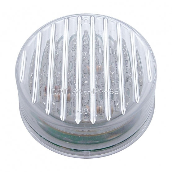 13 LED 2.5" Round Light (Clearance/Marker) - Amber LED/Clear Lens - View 3