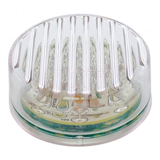13 LED 2.5" Round Light (Clearance/Marker) - Red LED/Clear Lens - View 3