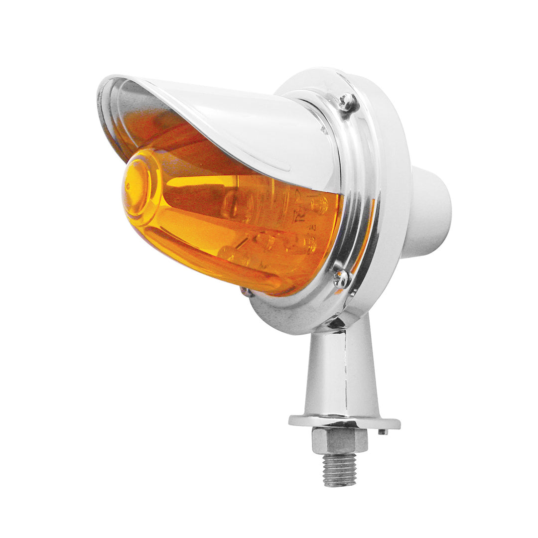 11 LED 1-1/8" Arm Watermelon Honda Light Kit With Visor - Amber LED/Amber Lens - View 1