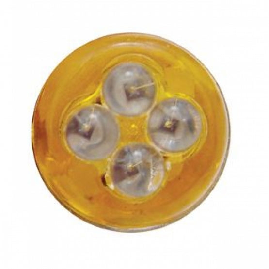 4 Micro LED 1893 Type Bulb - Amber (2-Pack) - View 2